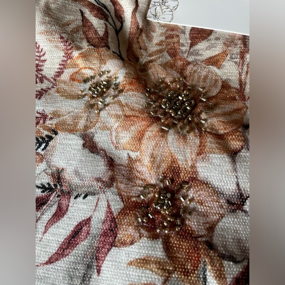 MIREILLE DESIGNS NWT Set Of 4 Fabric Fall Autumn Thanksgiving Pumpkin Placemats - Picture 4 of 9